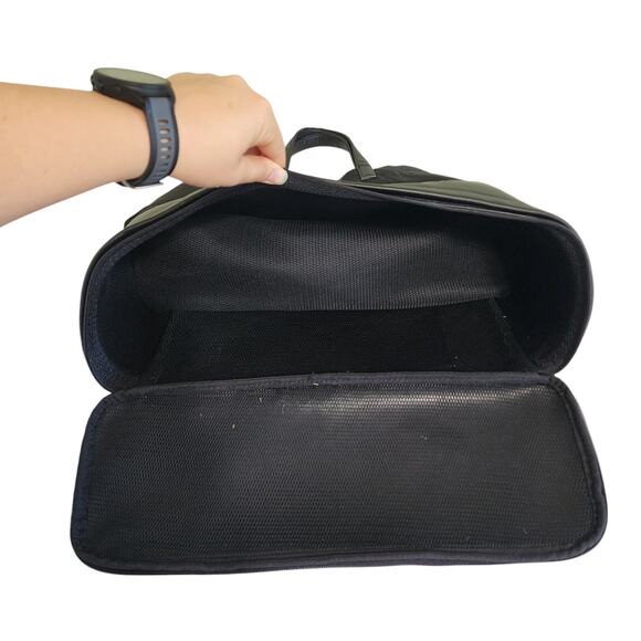 Vimmia Active Convertible Backpack Tote Bag Black Travel Zip Bottom Faux Leather - Picture 6 of 16